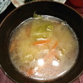 アルカママ's cooksnap of when they made おいしいの基本♪キャベツと揚げのお味噌汁.