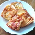 iketa's cooksnap of when they made チーズケーキ風味のフレンチトースト.