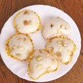なつ⑅'s cooksnap of when they made 離乳食　りんごとさつまいもの蒸しパン.