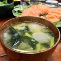Superlittleboo's cooksnap of when they made 旬な蕪と長ねぎの具沢山みそ汁～２人分～.