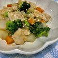 ☆さぶ☆☆'s cooksnap of when they made 全てレンジ胸肉根菜のトロ旨煮.