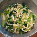 ユイチゴ's cooksnap of when they made ♡農家直伝♡小松菜と油揚げの煮浸し.