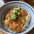 chie1207's cooksnap of when they made とろ～りチーズのなめたけ丼.