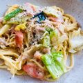 candymammy's cooksnap of when they made 簡単♪ツナとキャベツのクリームパスタ☆.