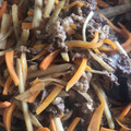 クック0WJHVM☆'s cooksnap of when they made 牛肉とごぼうと人参の煮物.