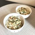 ☆こまっと☆'s cooksnap of when they made 納豆めかぶ豆腐どーん♡免疫力アップ丼.