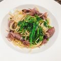 akiben88's cooksnap of when they made 春✨菜の花とホタルイカのパスタ.