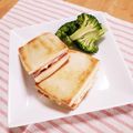☆ちえる富士☆'s cooksnap of when they made 高野豆腐でハムタマサンド☆糖質制限.