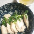 クックGB6431☆'s cooksnap of when they made レンジで簡単!!さっぱり蒸し鶏.