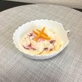 ☆こまっと☆'s cooksnap of when they made 【ちょいたし】イチゴ果肉入りバニラアイス.