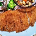 ☆ねこ缶★'s cooksnap of when they made バッター液を使って楽々豚カツ♪.