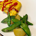 ばたみそーぱん☆'s cooksnap of when they made 春限定★新じゃがと絹さやのバター醤油炒め.
