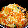 のらむーちょ's cooksnap of when they made ♡常備菜♡大根と人参と油揚げの煮物.