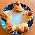スイーツ大好き❤'s cooksnap of when they made 可愛い♡お雛様のクリームチーズ苺大福✿.