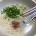 confizuryi's cooksnap of when they made 簡単！あっさり梅にゅうめん.