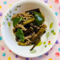 チェックのミニくま's cooksnap of when they made 茄子とピーマンと牛肉オイスターソース炒め.