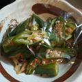 ハニイとムサシ's cooksnap of when they made レンチン簡単！オクラちくわ和え.