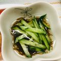 ほあちん's cooksnap of when they made ✿きゅうり＆もずくだけぇ✿.