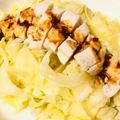 △▽食いしんぼう△▽'s cooksnap of when they made 蒸し鶏のピリ辛ネギソースがけ.
