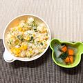 sAix59's cooksnap of when they made 離乳食後期　にんじん大根ほうれん草味噌汁.