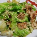 まーく71's cooksnap of when they made 簡単★豚肉と春キャベツの塩にんにく炒め.