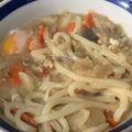 黄金の輝き亭's cooksnap of when they made 旨ウマ♪余ったとん汁で煮込みうどん.