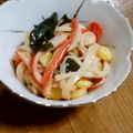 ケンチャナヨ～'s cooksnap of when they made カニカマとわかめの中華風酢の物.