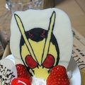 悠まま26's cooksnap of when they made 仮面ライダーゼロワンのバースデーケーキ♡.