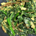 月の影と海's cooksnap of when they made 土筆と菜花の卵とじ.
