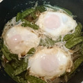 ☆ドキンちゃん☆”'s cooksnap of when they made 絹さやと新玉のサッと煮～半熟卵落とし～.