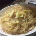 ゆままやたん's cooksnap of when they made 基本の焼きビーフン.
