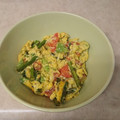 yassy2020's cooksnap of when they made アボカドとトマトの卵チーズ炒め.