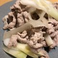 あっさりヒメ's cooksnap of when they made 豚こま炒め〜塩ダレ風.