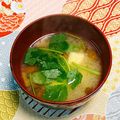 にきけん's cooksnap of when they made ❇三つ葉入り味噌汁❇.