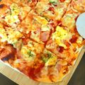 4545f's cooksnap of when they made HB♪天板一枚でスティックピザパン.