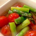 パッパッとさやさん's cooksnap of when they made プチトマトとアスパラのお浸し.