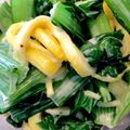 りゅう＆ゆう＆りょう's cooksnap of when they made 小松菜とカニカマのマヨぽんサラダ。.