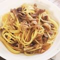 ゆるмαмα's cooksnap of when they made すき焼き風スパゲッティ.