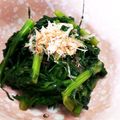 ♡こもれび♡'s cooksnap of when they made ピリリっ！苦味が旨い春菊のからし和え。.