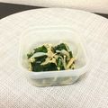 ☆こまっと☆'s cooksnap of when they made ☆お弁当に！ほうれん草のなめたけ和え☆.