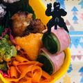 しょうちゃんれしぴ's cooksnap of when they made お弁当に！くるくるきゅうりwithハム.