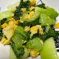 sumire's cooksnap of when they made 簡単な一品【青梗菜と卵の塩炒め】.