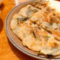 skateri's cooksnap of when they made もっちりモチモチ！！ニラチーズチヂミ！！.