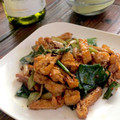 おきょうねえ's cooksnap of when they made わけぎと油揚げのオイスター炒め.