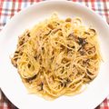chickma＊'s cooksnap of when they made 納豆ツナマヨパスタ.