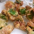 ぽるるん♡'s cooksnap of when they made ウインナーとピーマンのミニ串カツ.