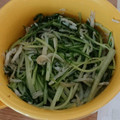 クック3E8MDX☆'s cooksnap of when they made 出汁いらず！水菜としらすのお手軽煮びたし.