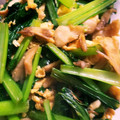 ミルクスイッチ's cooksnap of when they made 小松菜と舞茸の卵炒め.