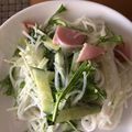 さんすけママ☆'s cooksnap of when they made 水菜の春雨サラダ.
