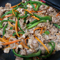 TOYMee☆'s cooksnap of when they made 簡単☆豚肉と人参ピーマンのオイスター炒め.